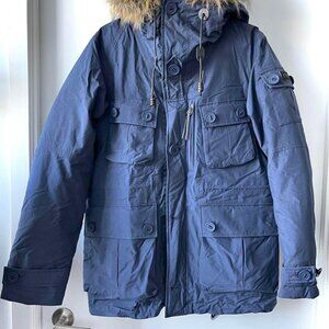 Aigle Navy Down Waterproof Parka
